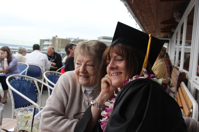 On the deck at Ray's